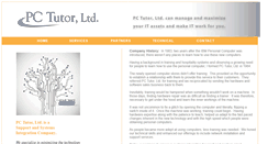 Desktop Screenshot of pctutorltd.com